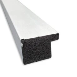 30" X 24" Non-Beveled Grace Narrow Bathroom Wall Mirror Brushed Nickel - Amanti Art