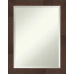 Wildwood Framed Bathroom Vanity Wall Mirror Brown - Amanti Art 20 Wildwood Framed Bathroom Vanity Wall Mirror Brown - Amanti Art -Bathroom Supplies Store GUEST 69b1b3f4 5310 4581 b972 82f30b7c5ae4