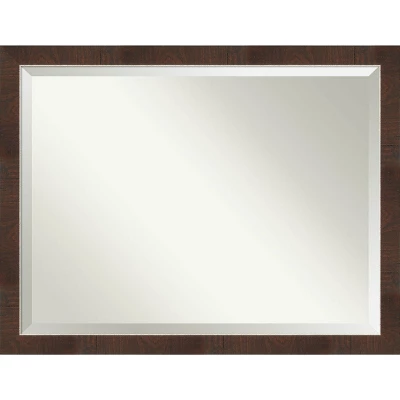 Wildwood Framed Bathroom Vanity Wall Mirror Brown - Amanti Art 12 Wildwood Framed Bathroom Vanity Wall Mirror Brown - Amanti Art - Image 12