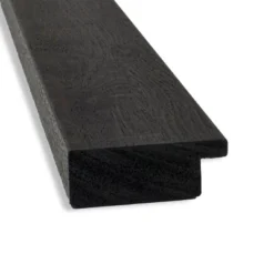 42" X 31" Non-Beveled Rustic Plank Espresso Narrow Bathroom Wall Mirror - Amanti Art